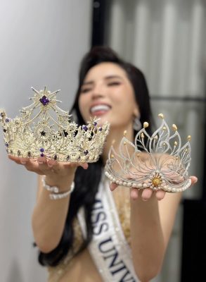 Kỳ Duyên tại Miss Universe Vietnam 2024.